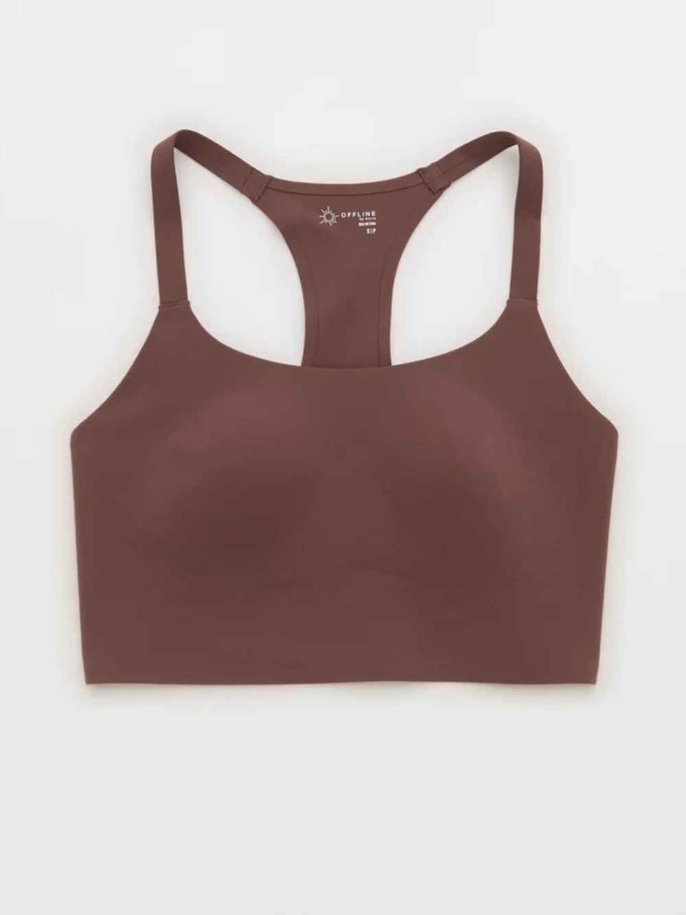 Racerback Seamless Sports Bra in Brown